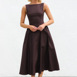 Brielle Dress CHOCOLATE
