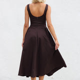 Brielle Dress CHOCOLATE