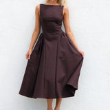 Brielle Dress CHOCOLATE