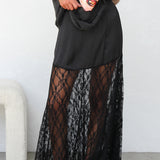 Midnight Muse Lace Skirt