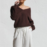 Deanna Knit Top BROWN