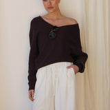 Deanna Knit Top BROWN