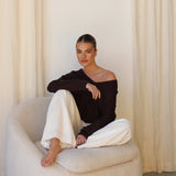 Deanna Knit Top BROWN