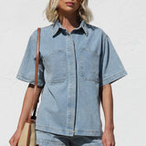 Jovie Denim Set BLUE