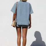 Jovie Denim Set BLUE