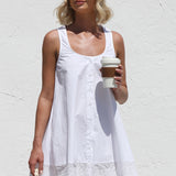 Elsie Mini Dress WHITE