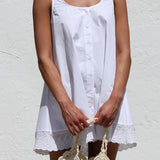 Elsie Mini Dress WHITE