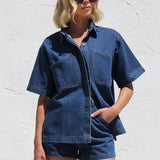 Jovie Denim Set INDIGO