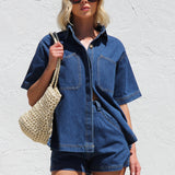 Jovie Denim Set INDIGO