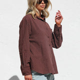 Renee Shirt CHOCOLATE