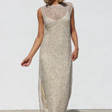Afterglow Sequin Dress BEIGE