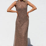 Afterglow Sequin Dress BRONZE