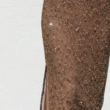 Afterglow Sequin Dress BRONZE