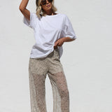 Golden Hour Sequin Pants BEIGE