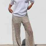 Golden Hour Sequin Pants BEIGE
