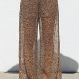 Golden Hour Sequin Pants BRONZE