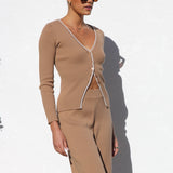 Demi Knit Pants CAMEL