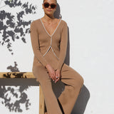 Demi Knit Pants CAMEL