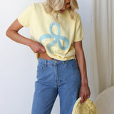Lara Bow Knit Top BUTTER