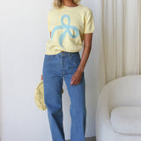 Lara Bow Knit Top BUTTER