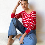 Deanna Knit Top RED