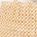 Solara Beaded Tote CREAM