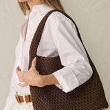Layla Tote Bag BROWN