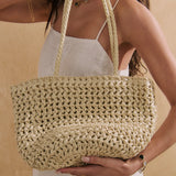 Mercato Straw Tote CREAM