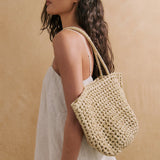 Mercato Straw Tote CREAM