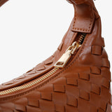 Cleo Woven Handbag TAN