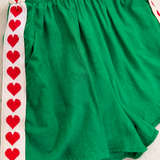 Love Stripe Short GREEN