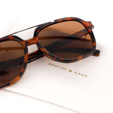 Giselle Aviator Sunglasses TORTOISE SHELL