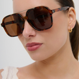 Giselle Aviator Sunglasses TORTOISE SHELL