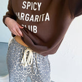 Spicy Margarita Club Sweater BROWN