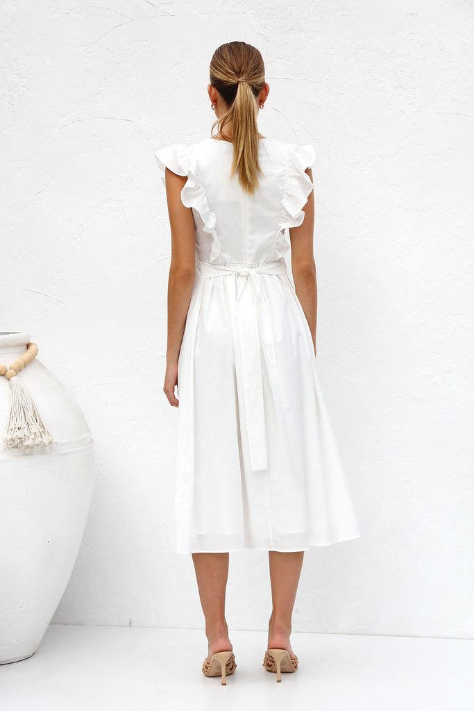 Kayden Dress WHITE