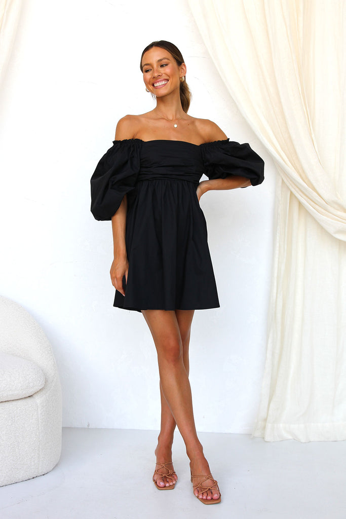 Nadiya Mini Dress BLACK