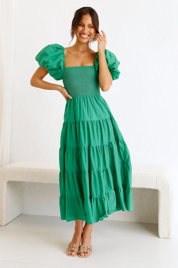 Zaina Dress GREEN