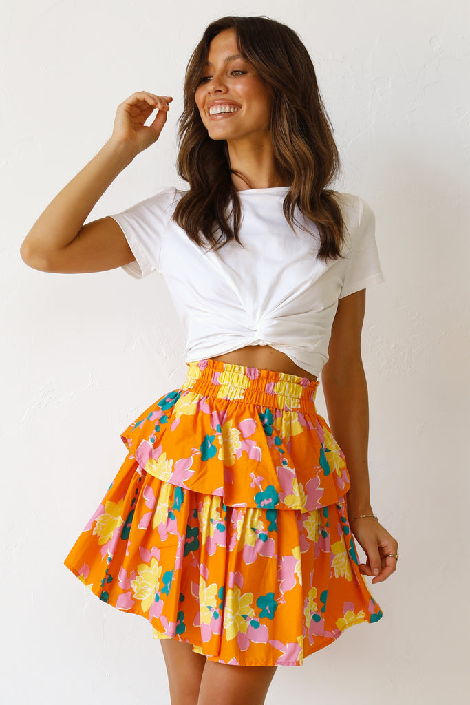 Florencia Skirt ORANGE